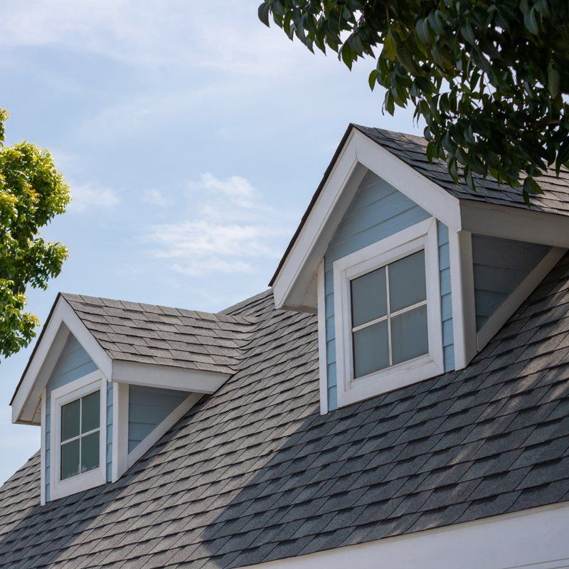 Roof Shingles with Garret House