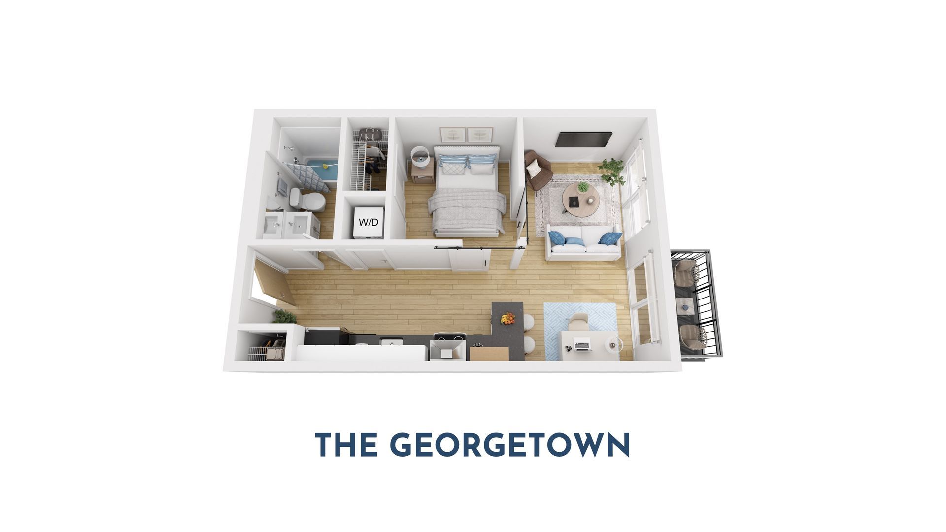 Affordable 1 Bedroom Apartment