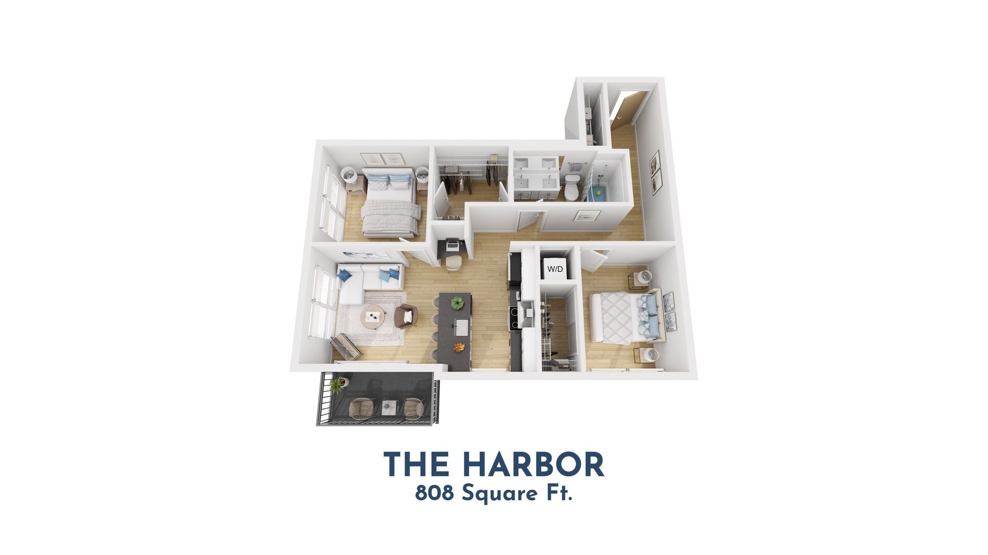 Apartment 2 Bedroom Plan