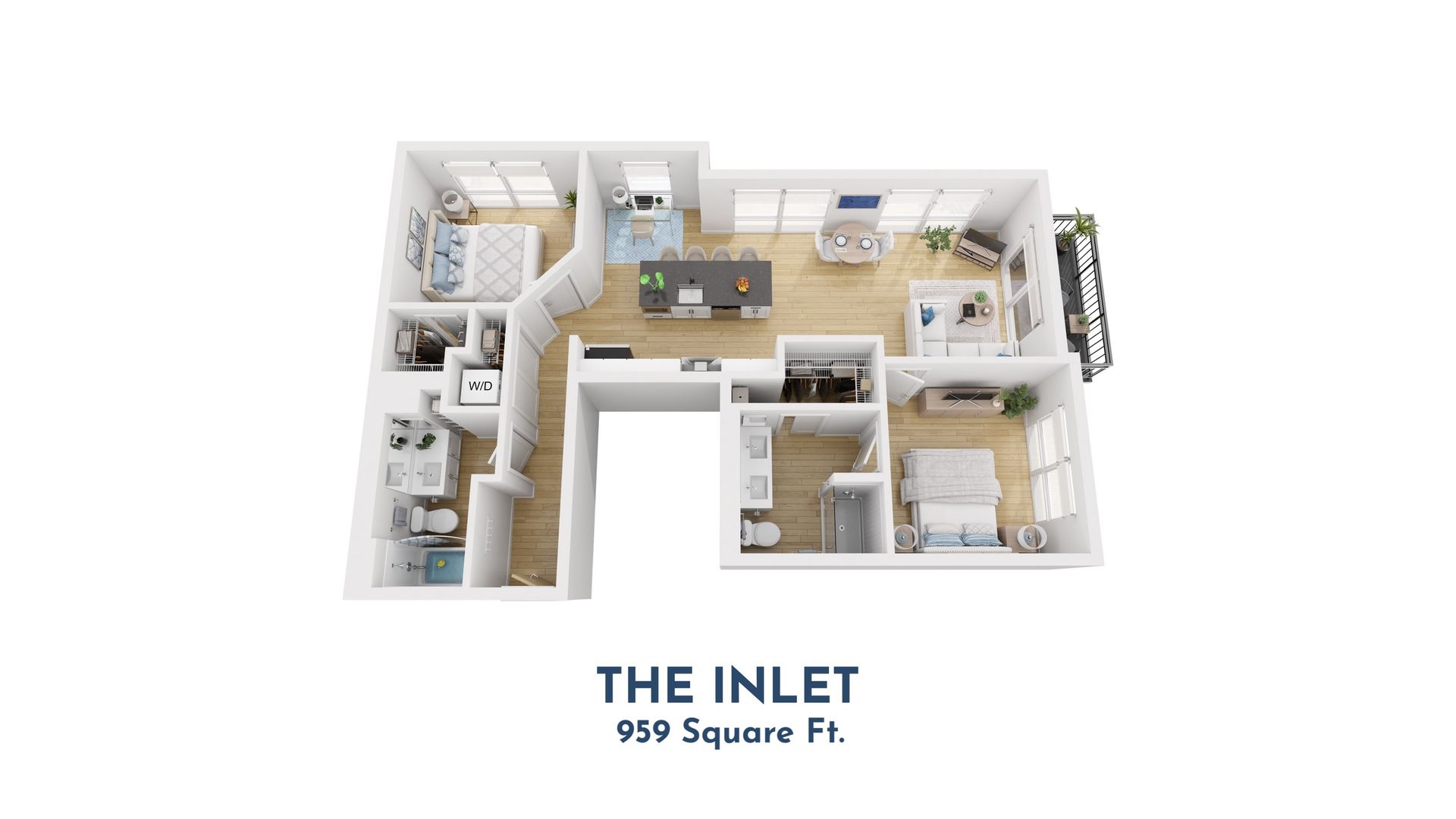 Apartment 2 Bedroom Plan