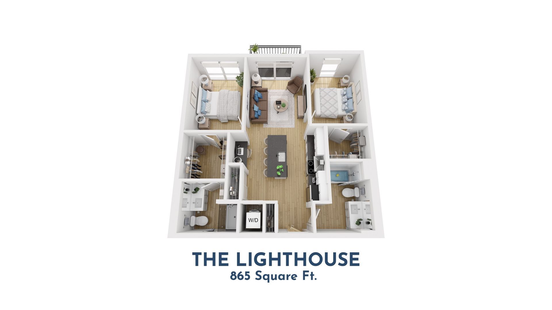 Apartment 2 Bedroom Plan