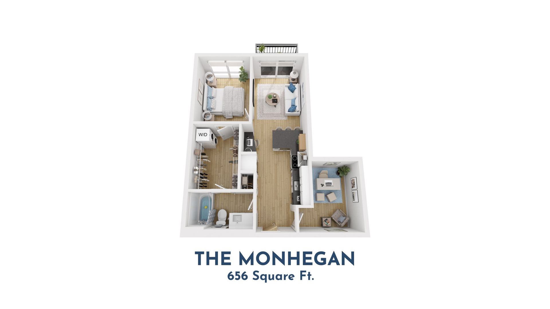 1BR Apartment Floorplan