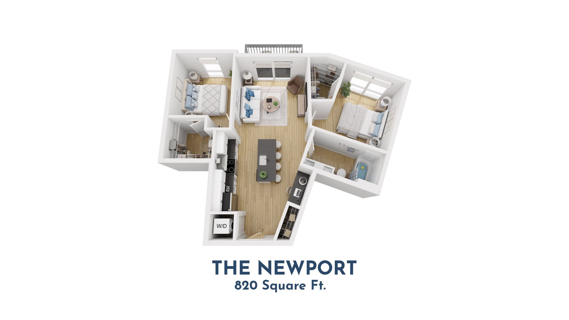 Apartment 2 Bedroom Plan