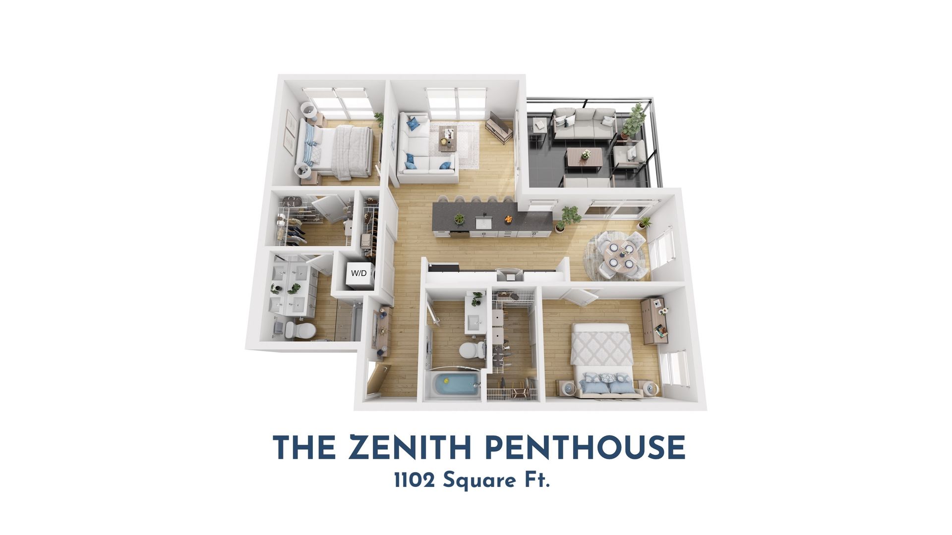 Apartment 2 Bedroom Plan