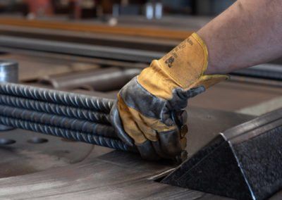 lavorazione ferri tondi per cemento armato