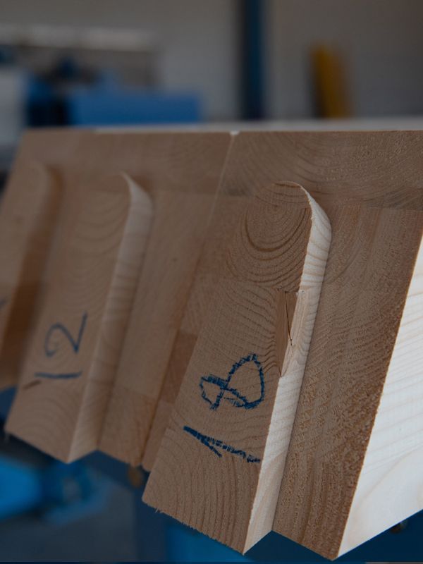 struttura in legno semilavorato