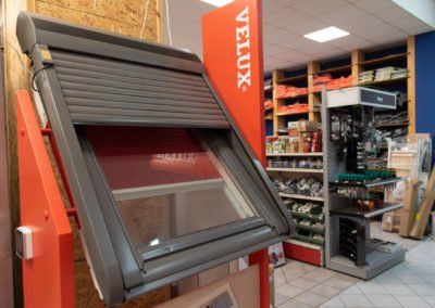 finestra Velux in esposizione