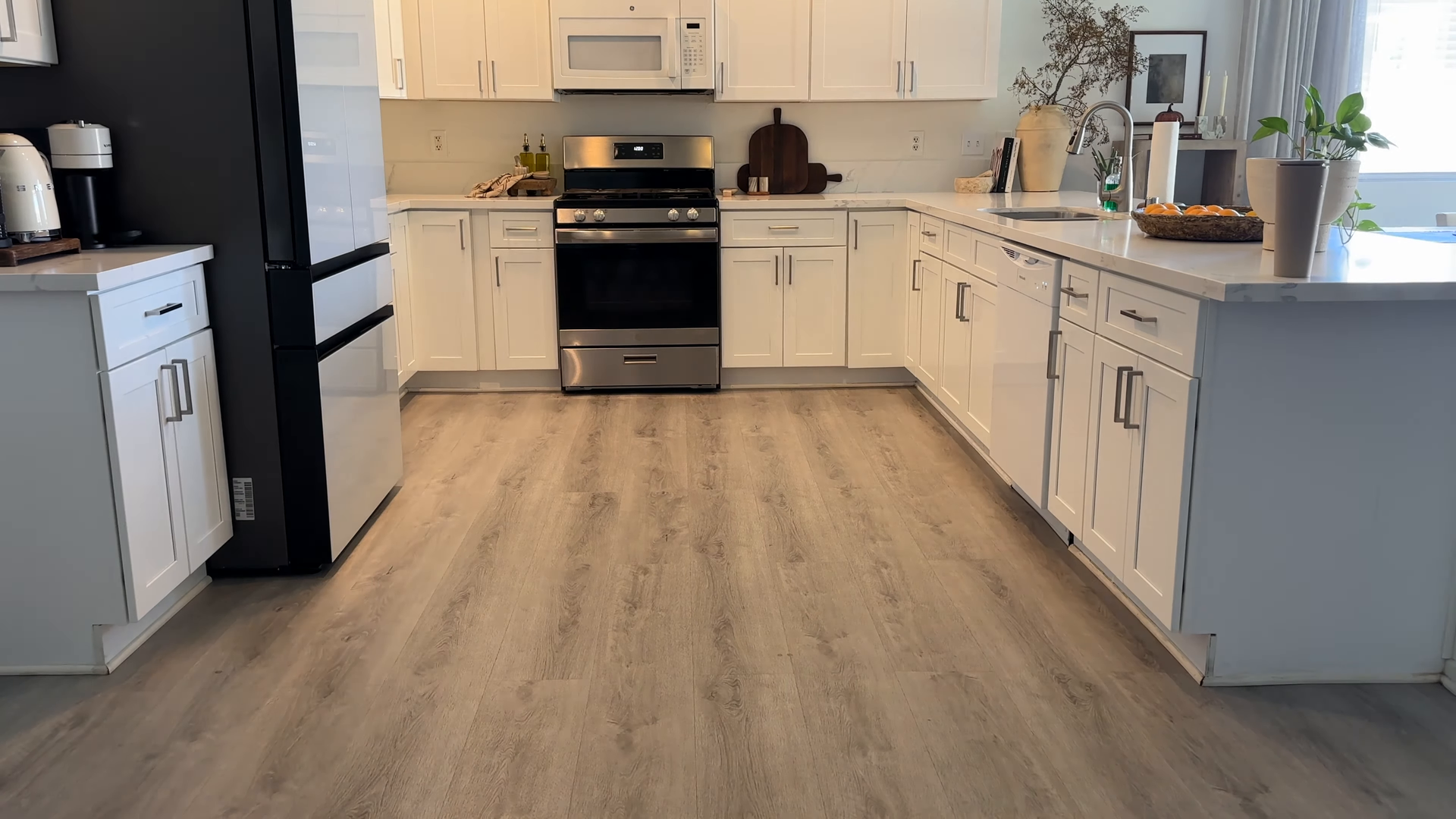 House cleaner answering client questions during a Gravesend Brooklyn NYC apartment clean