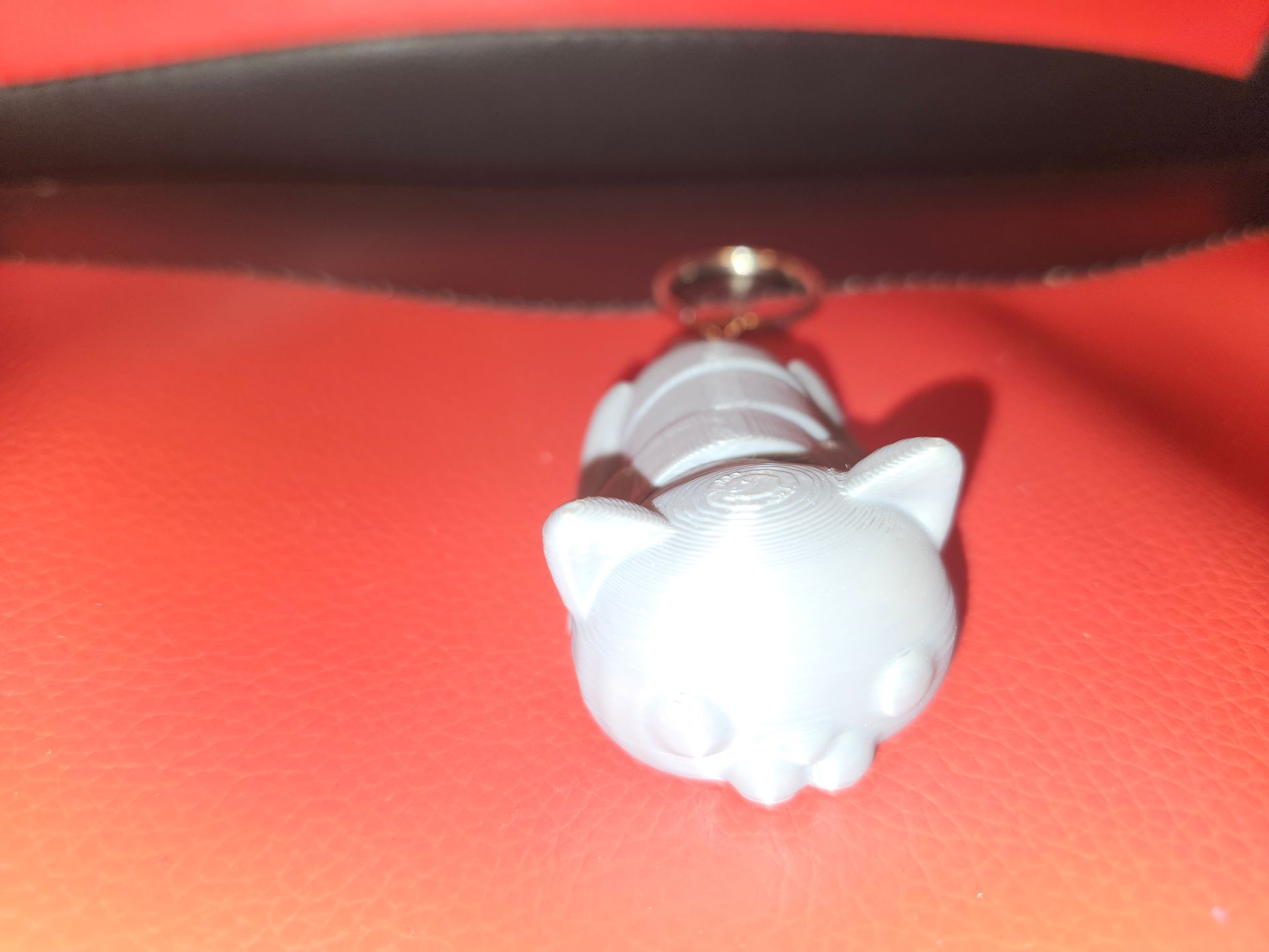 articulated cat keychain