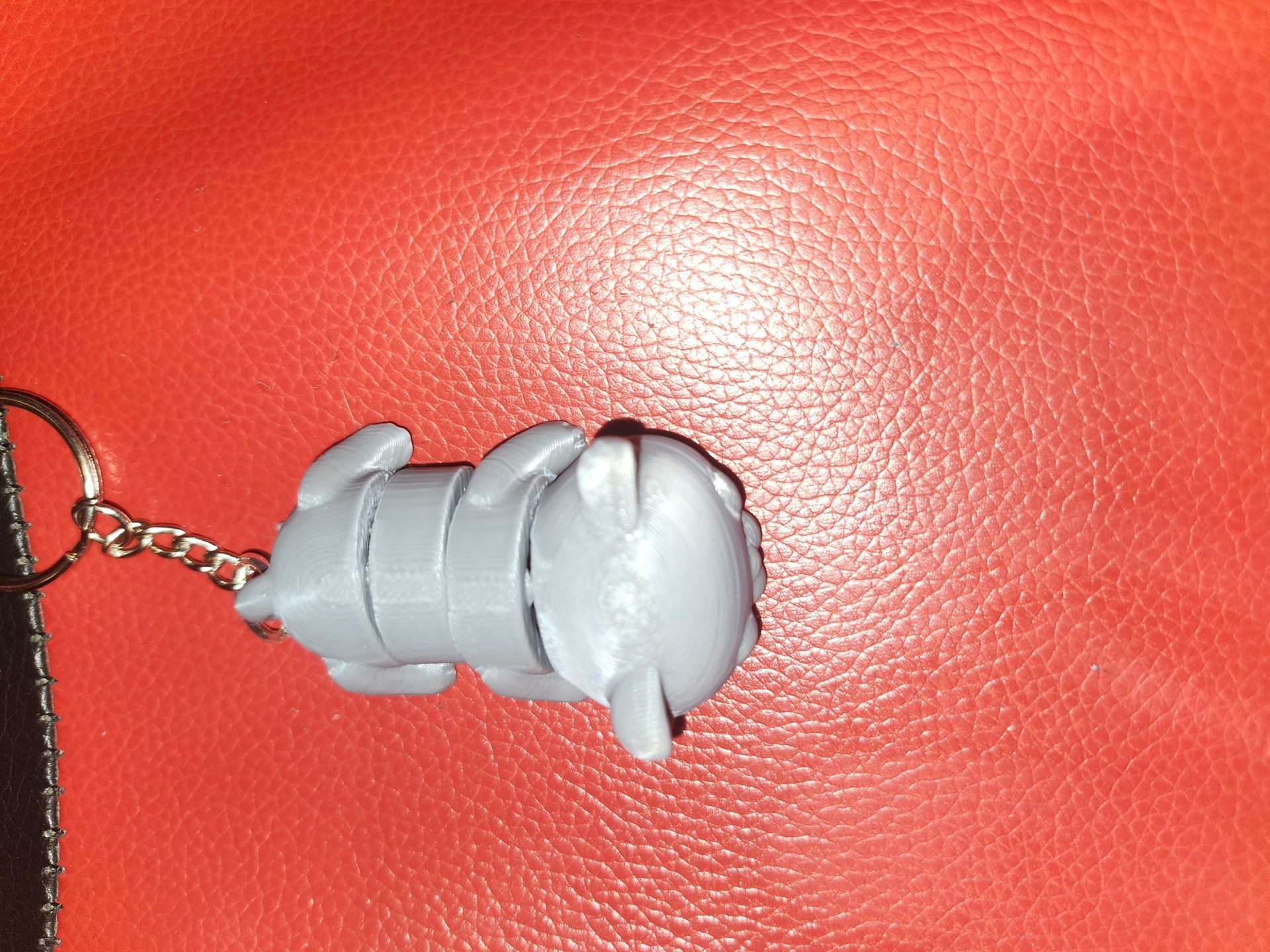 articulated cat keychain