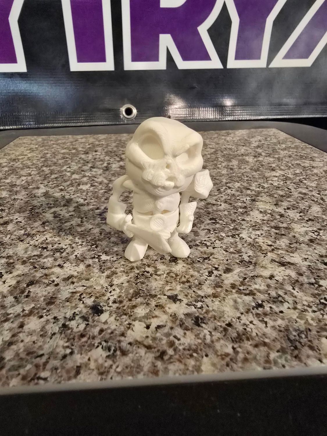 Armored Skeleton Keychain