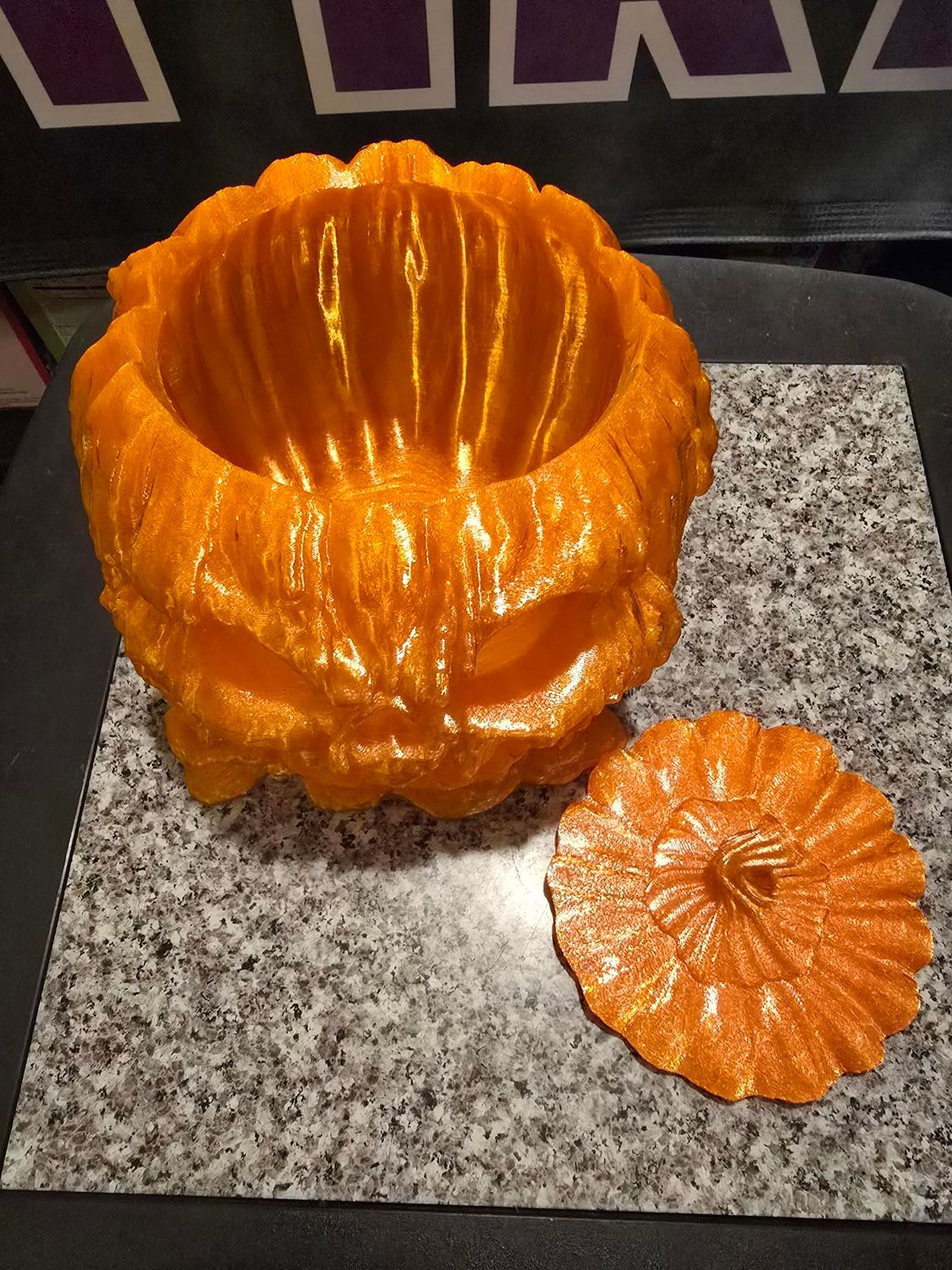 Melting Pumpkin Candy Dish/Tea Light Holder