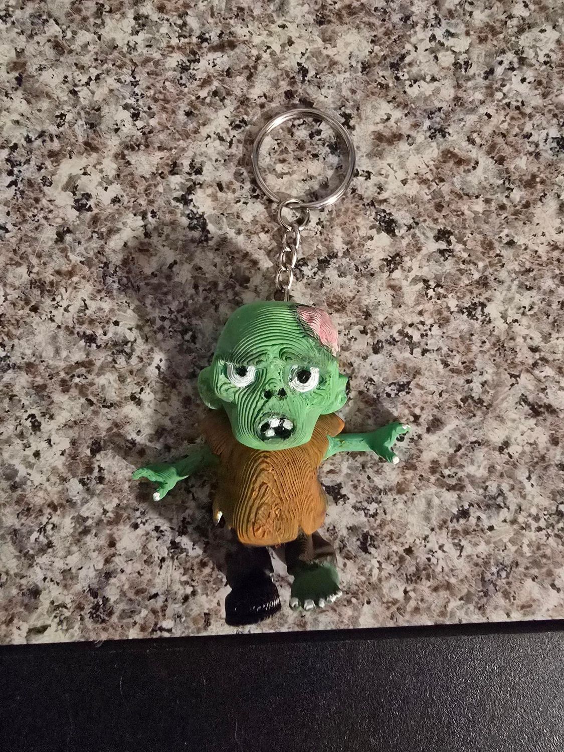 Brainiac Zombie Keychain