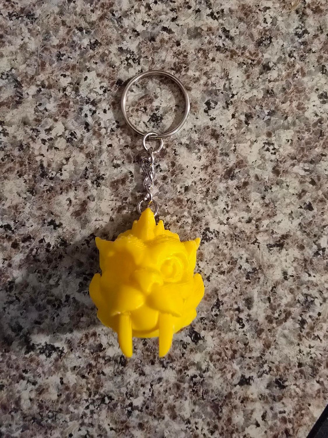 Sabertooth Head Keychain