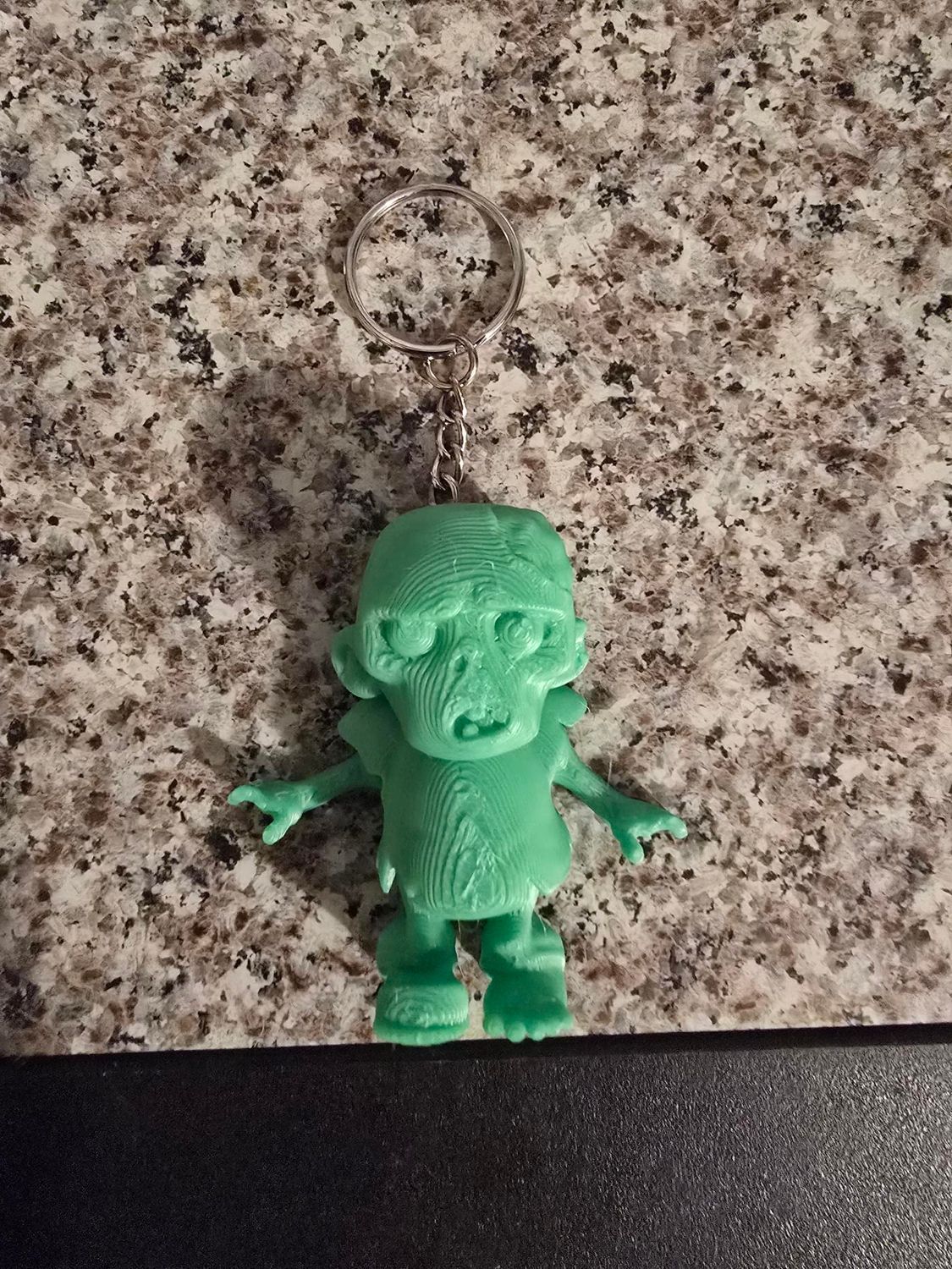 Brainiac Zombie Keychain Unpainted