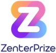 A logo for a company called zenterprize with a colorful letter z.