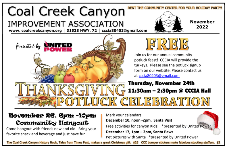 CCCIA Coal Creek Canyon Improvement Association