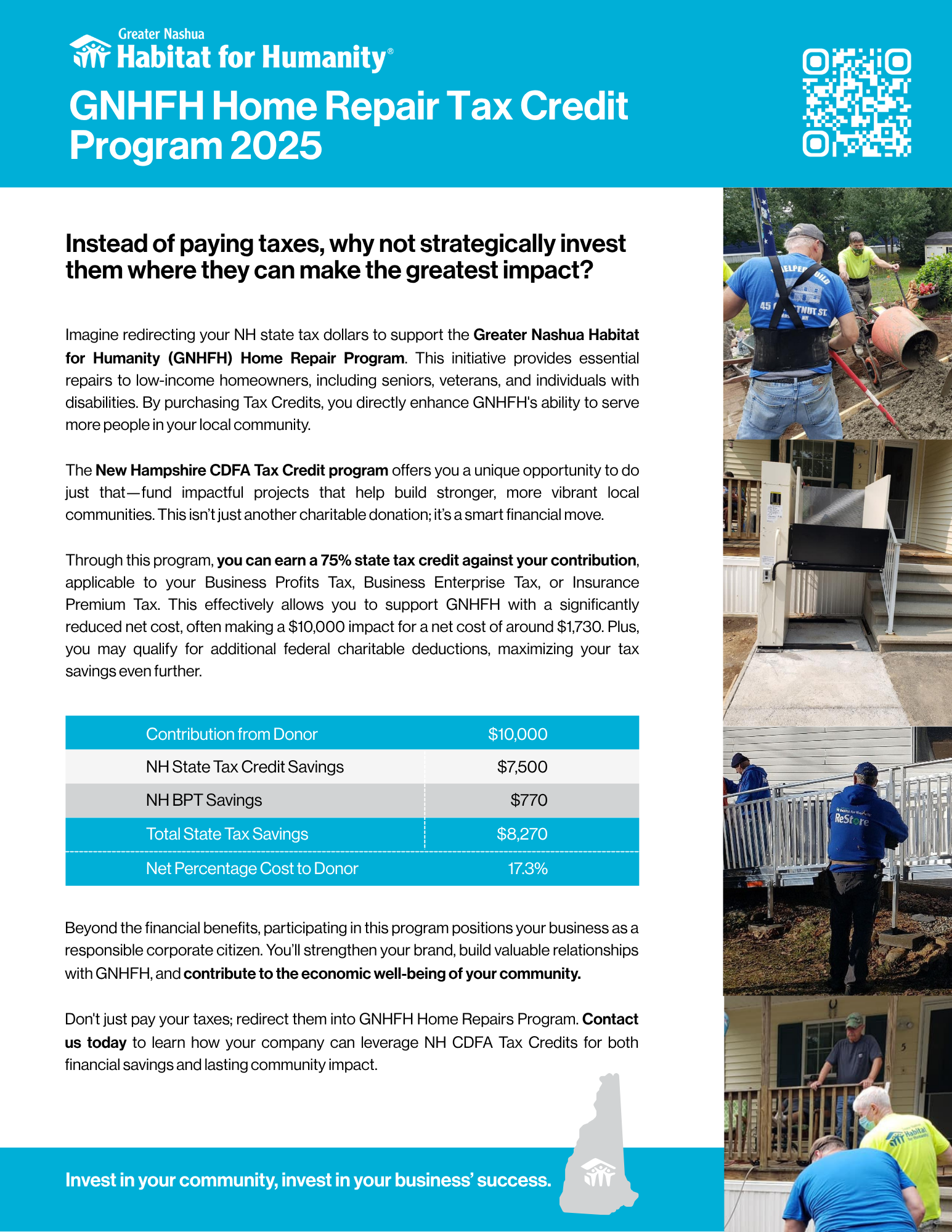 GNHFH Home Repair Tax Credit Program