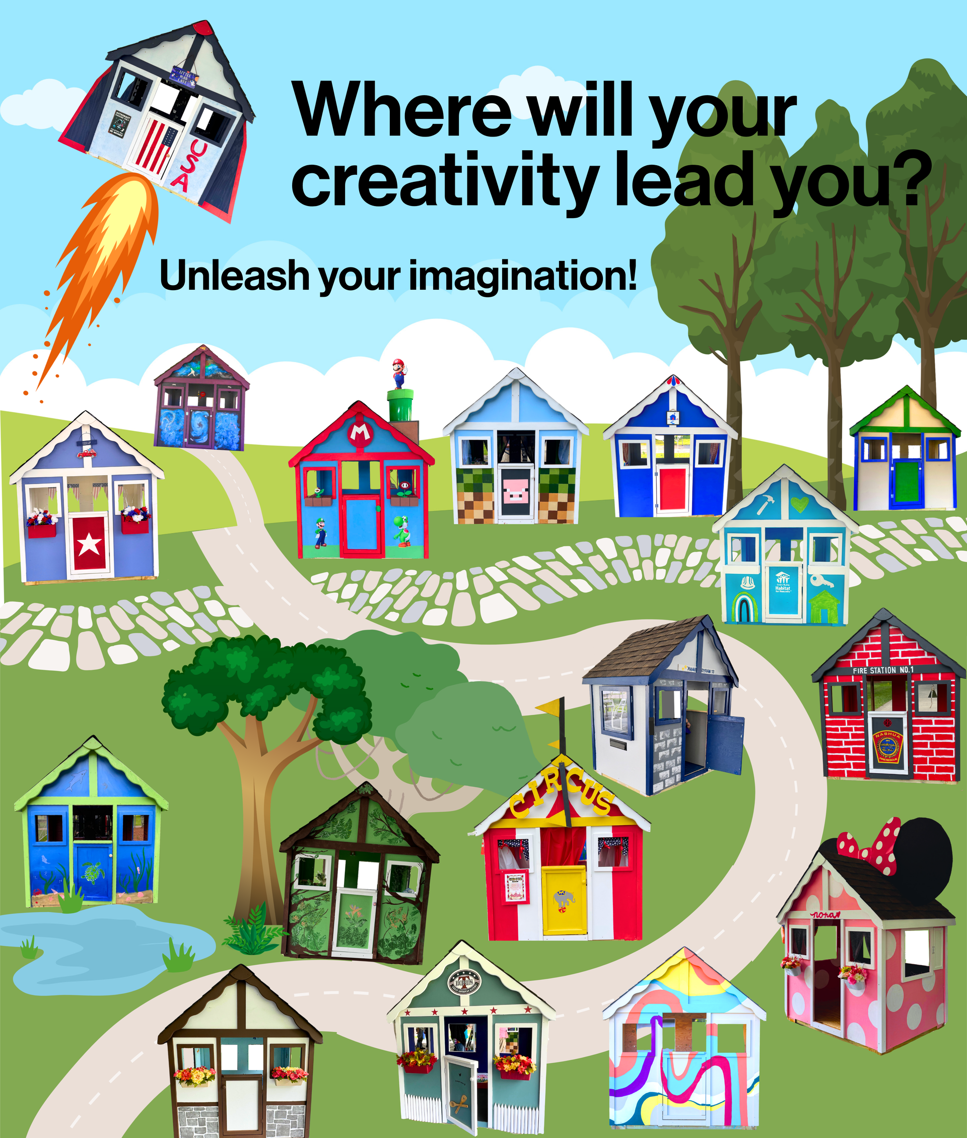 Playhouse Project, build a new world of imagination