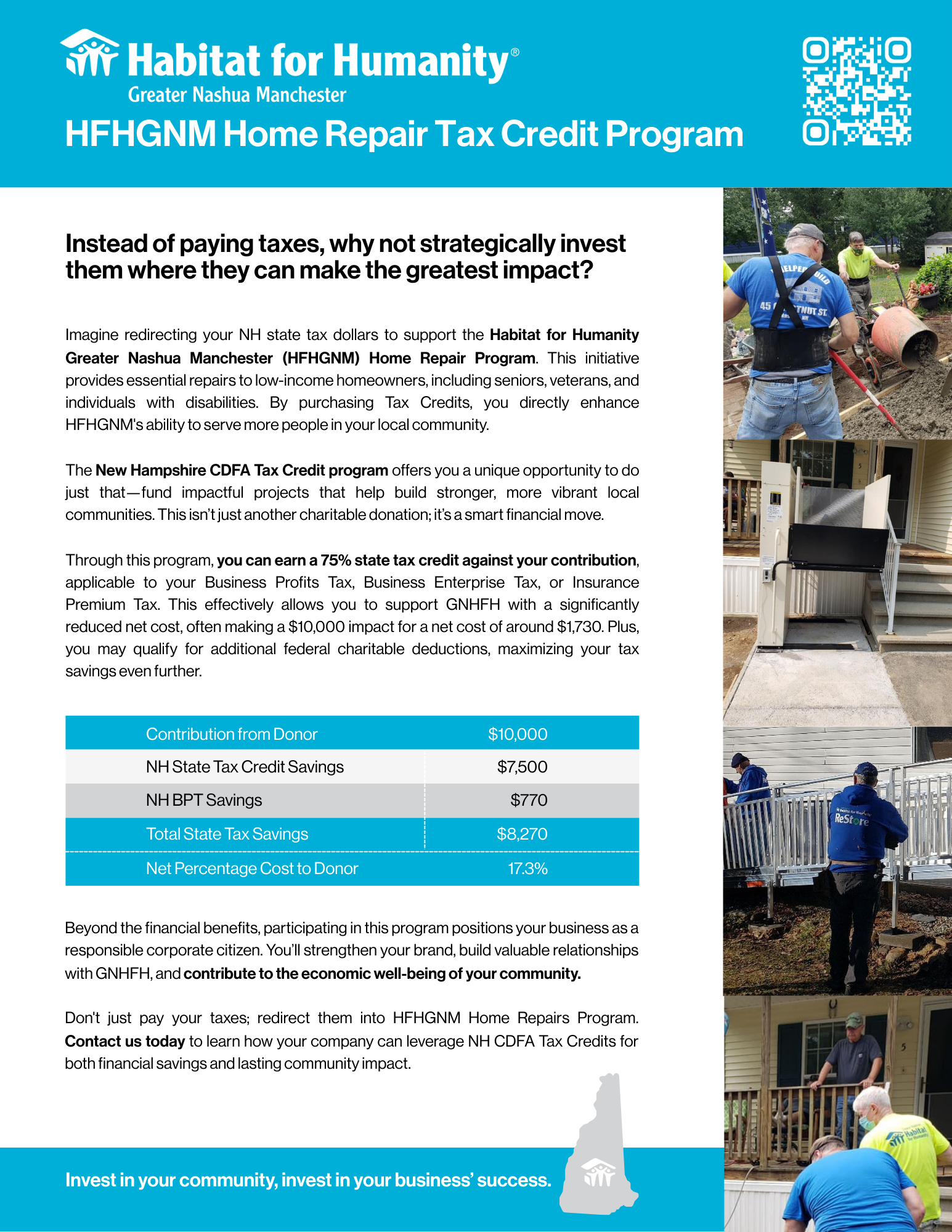 HFHGNM Home Repair Tax Credit Program