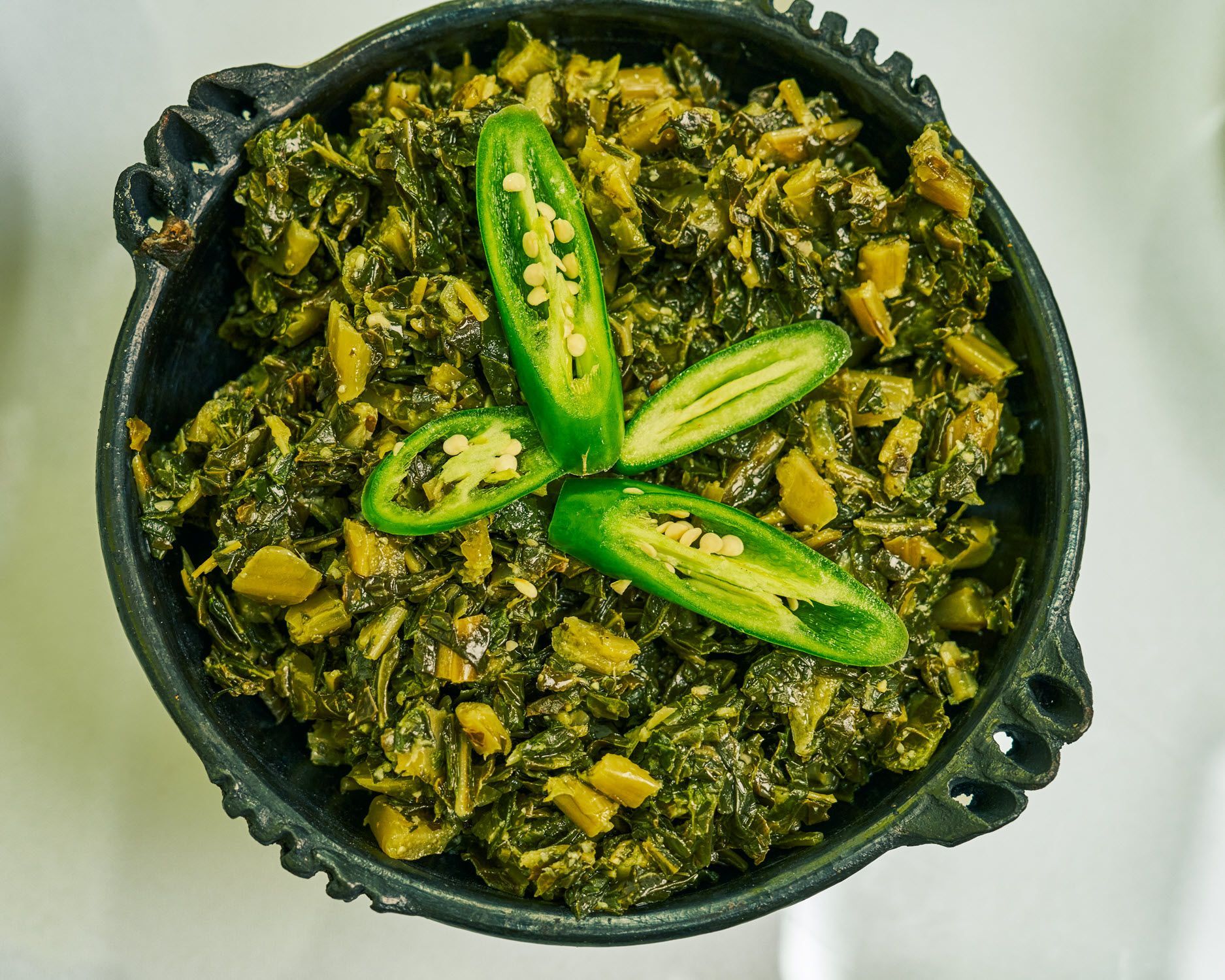 Gomen Dish from Kebena Ethiopian Restaurant
