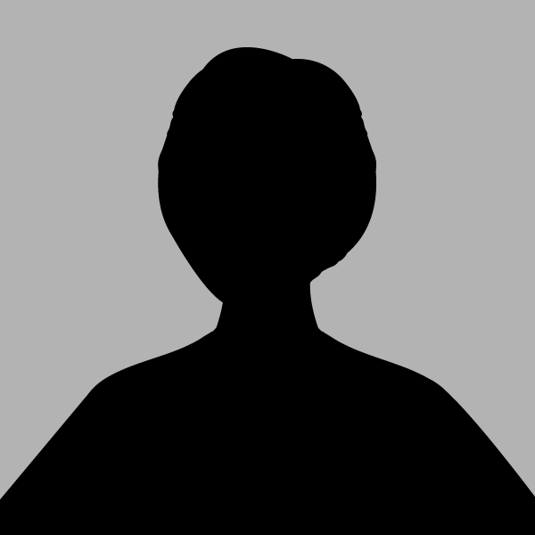 a silhouette of a person on a gray background.