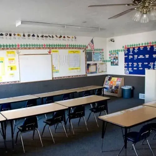 Class Room With Note In White Board - West Valley, UT - Learning Tree Schools