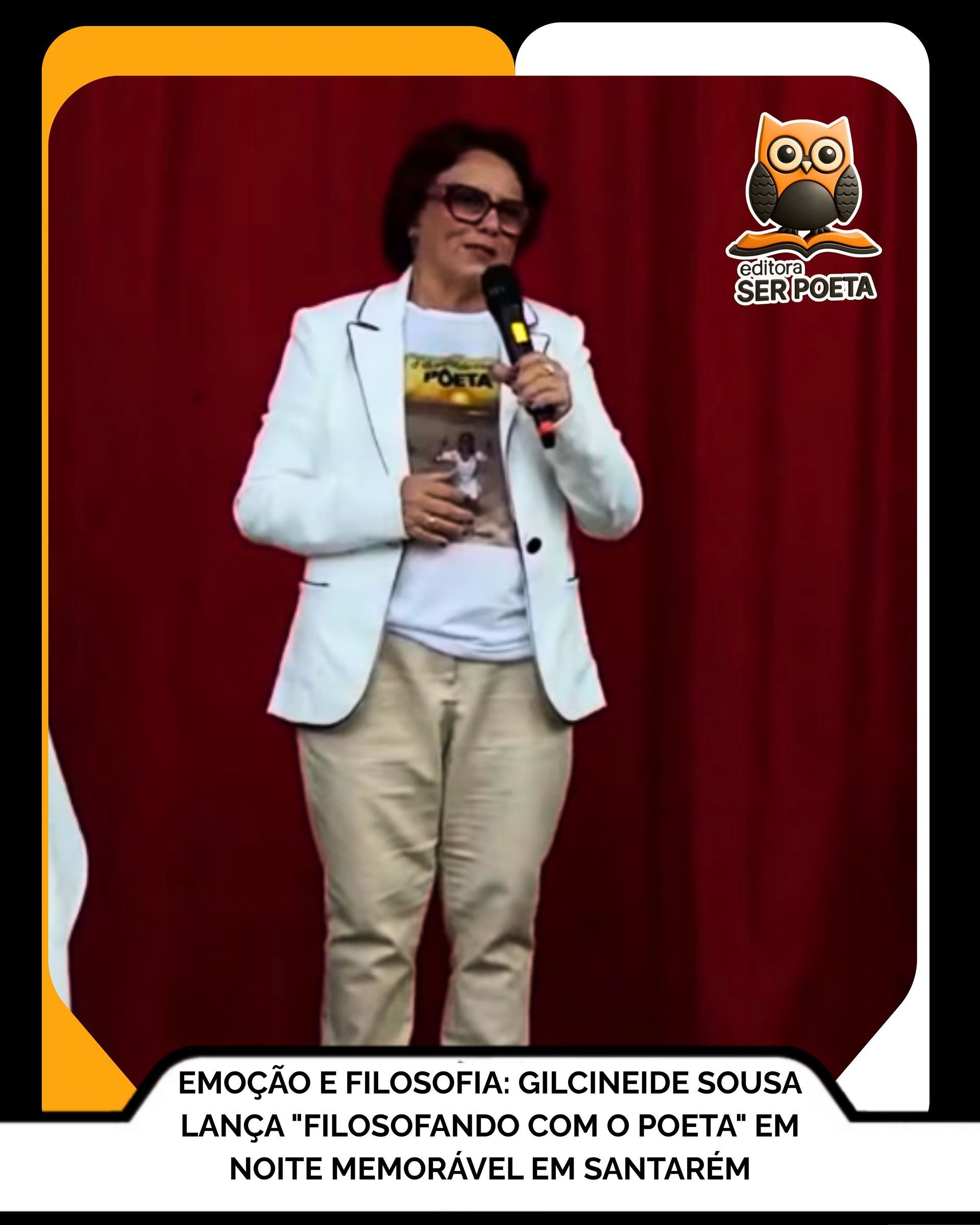 Gilcineide Sousa celebra trajetória literária com lançamento de