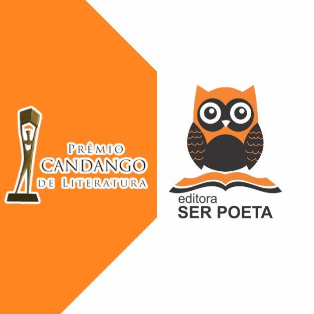 A logo for premio candango de literatura and editora ser poeta