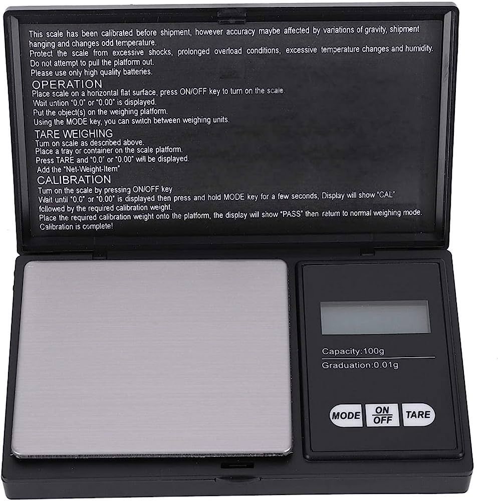 Bascula joyera MINI mod. 10054 cap. 500g X 0.1 gr.