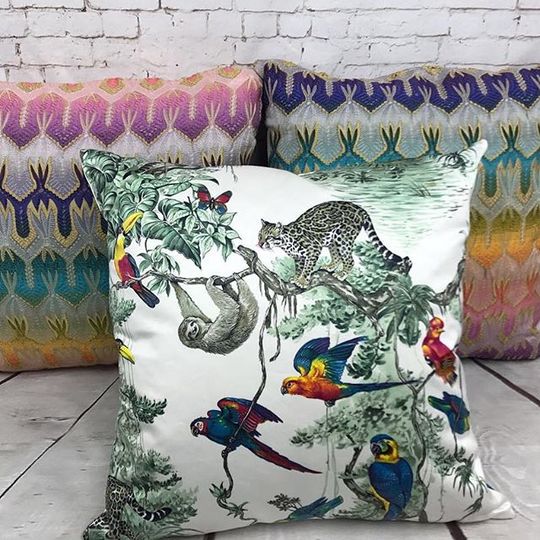 Printed soft cushion