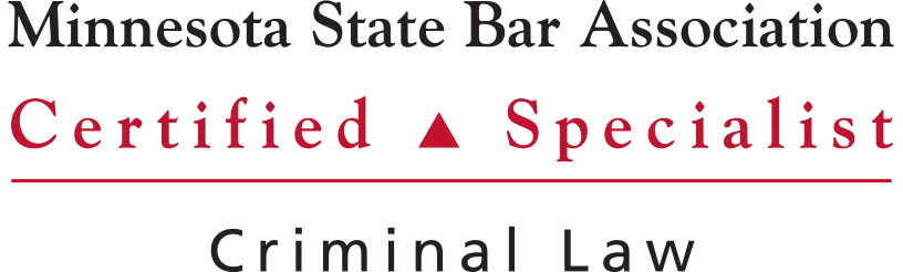The minnesota state bar association certified specialist criminal law logo