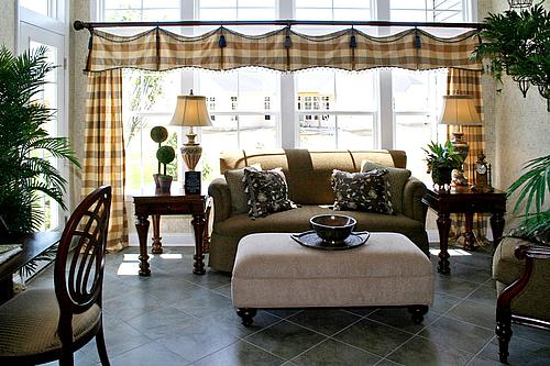 Box-Pleat Valance and Panels