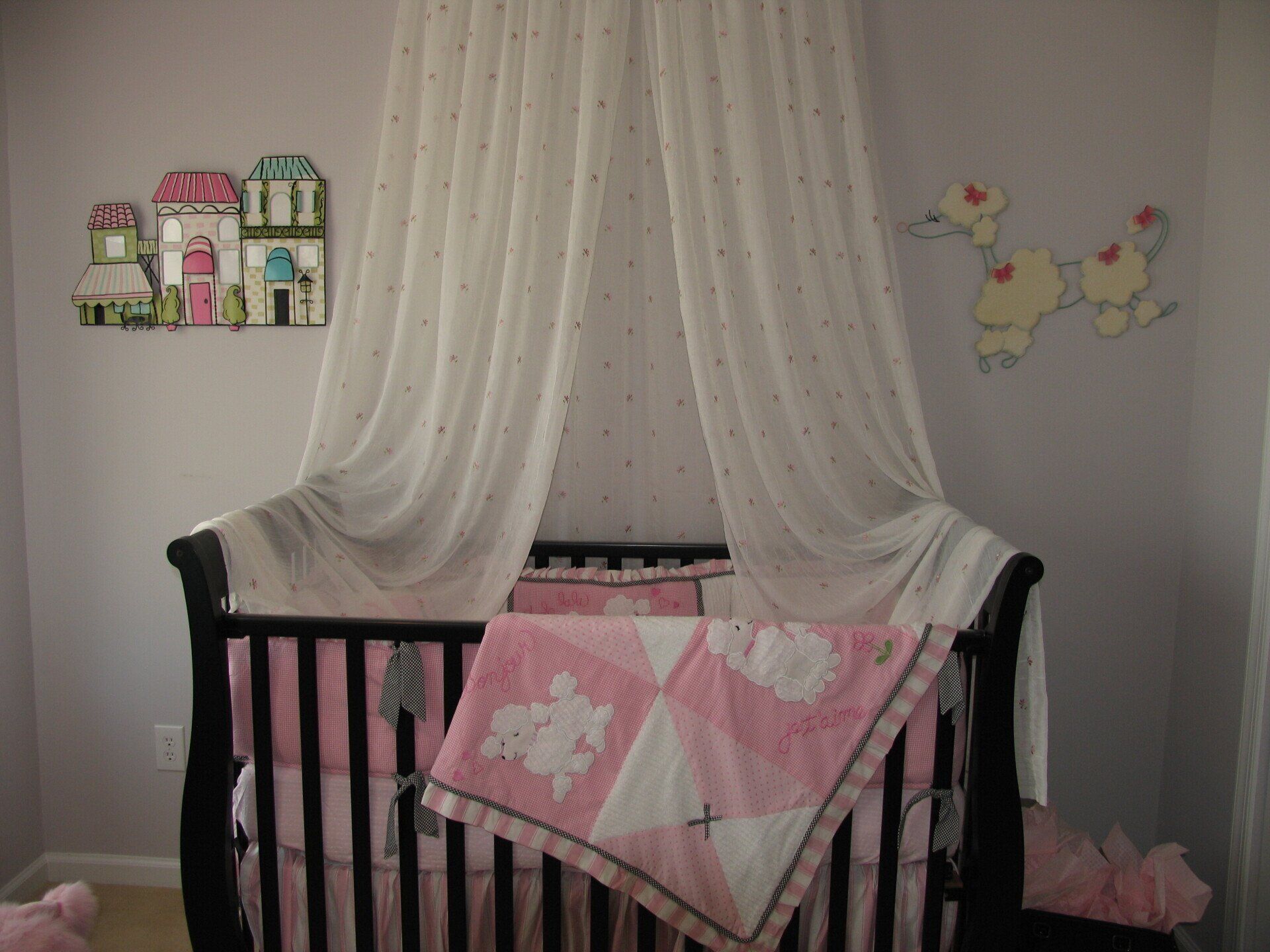 Sheer Panels and Bedding