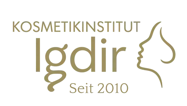 Ein Logo für eine Firma namens Kosmetikinstitut lgdir