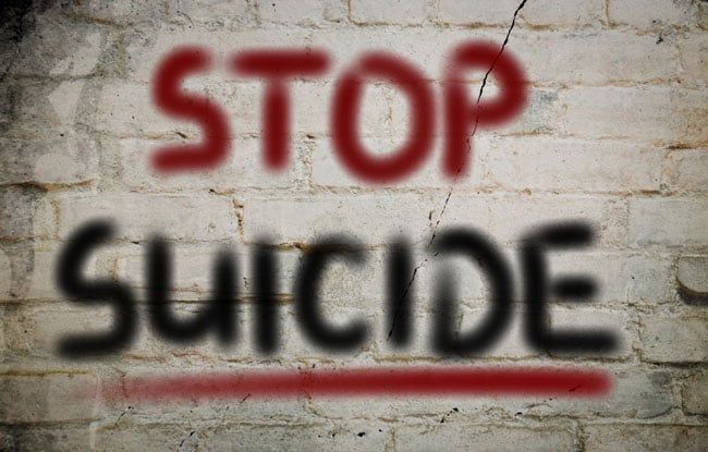 stop suicide concept