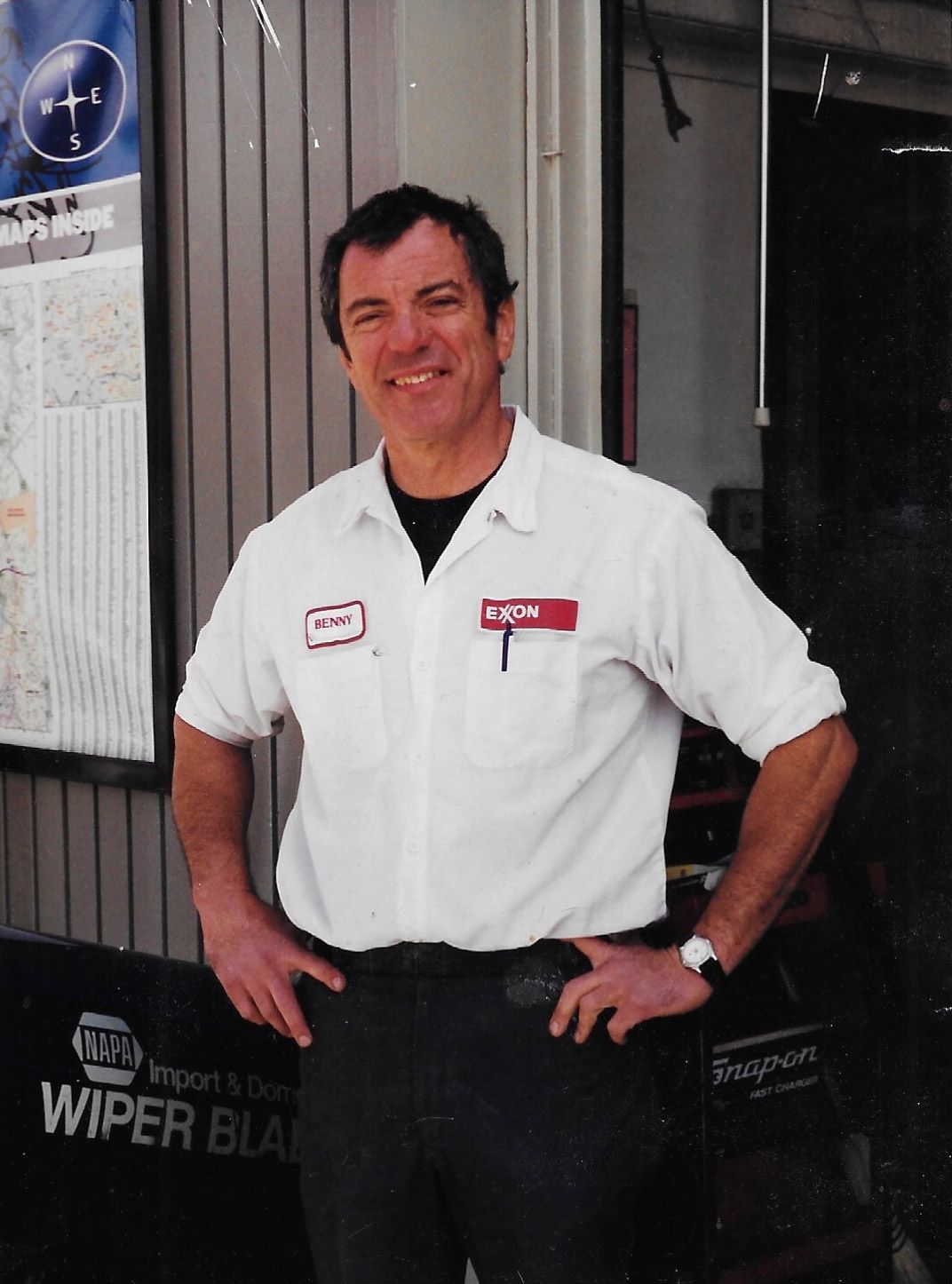 Mechanic Standing Infront of Doorway | Aspen Hill Exxon