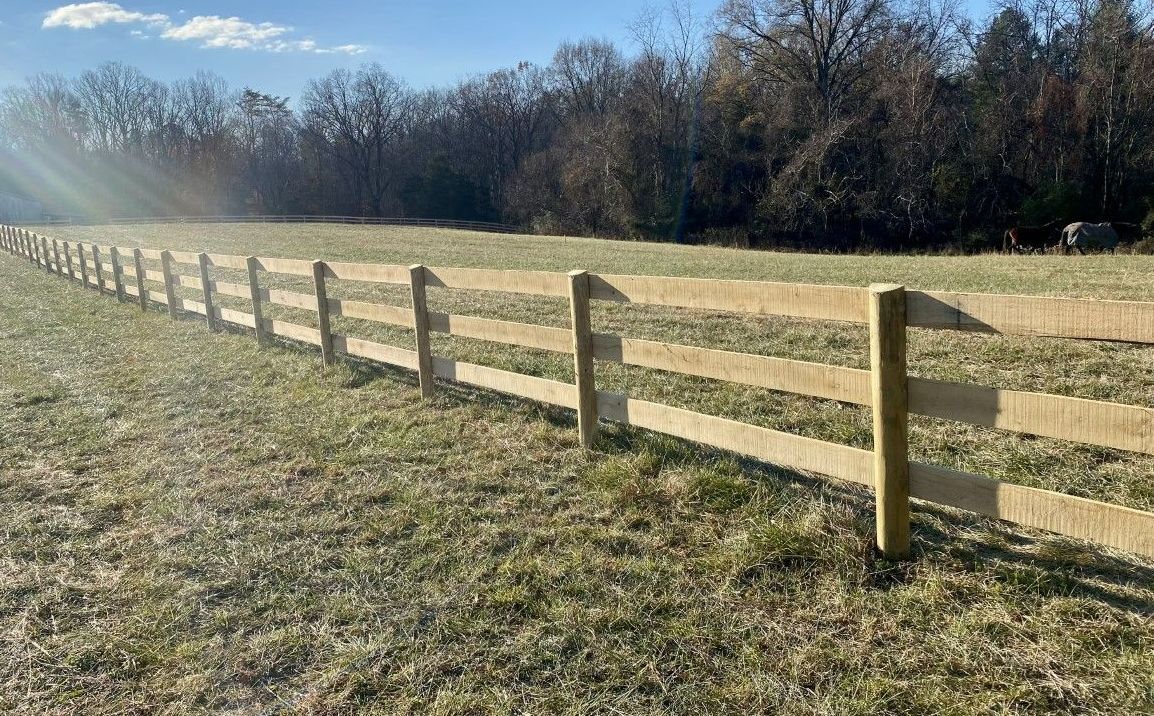 Three Rails Fence — Scottsville, VA — PBR Grounds LLC
