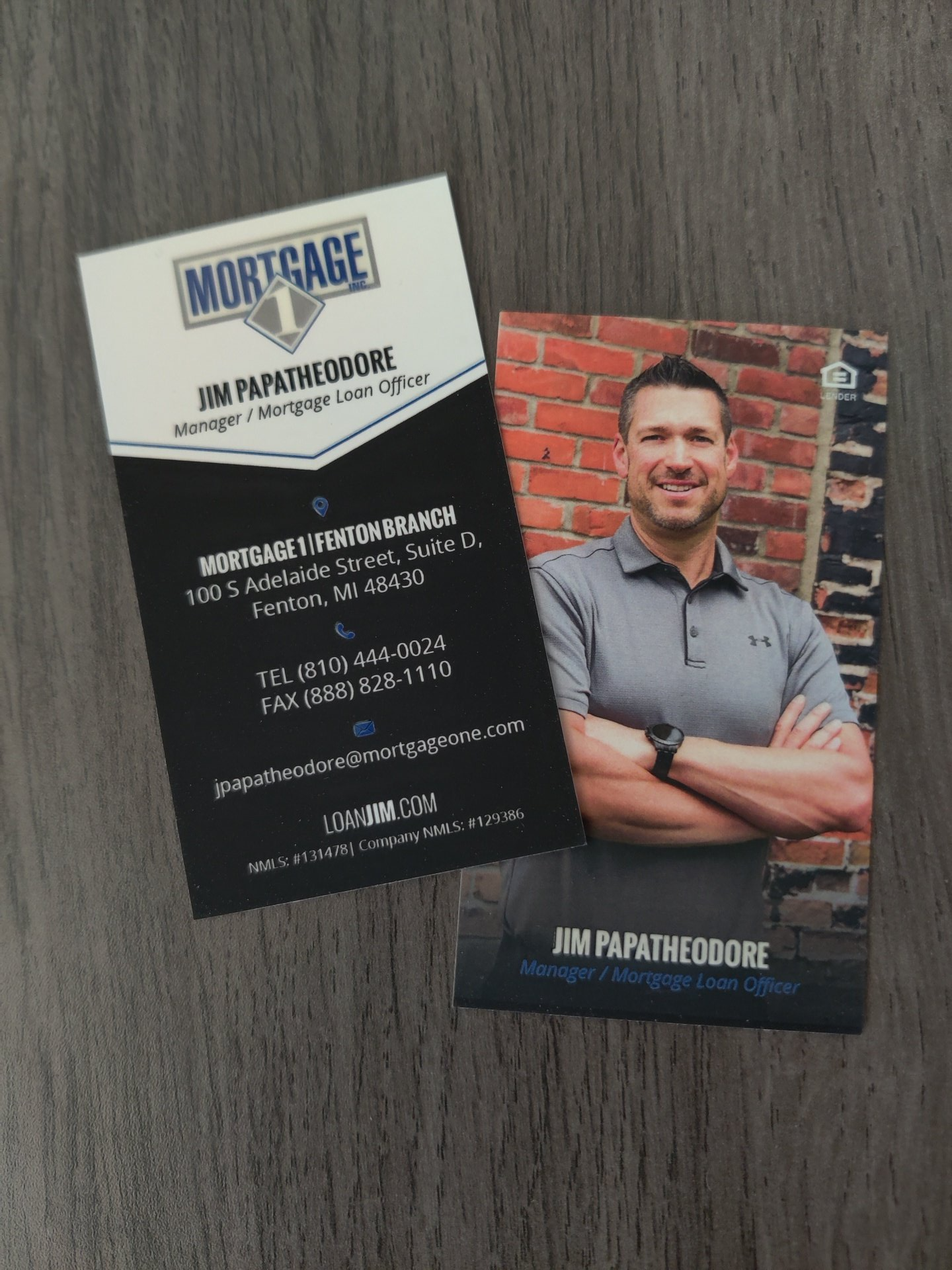 New Business Cards for Mortgage 1 - Fenton