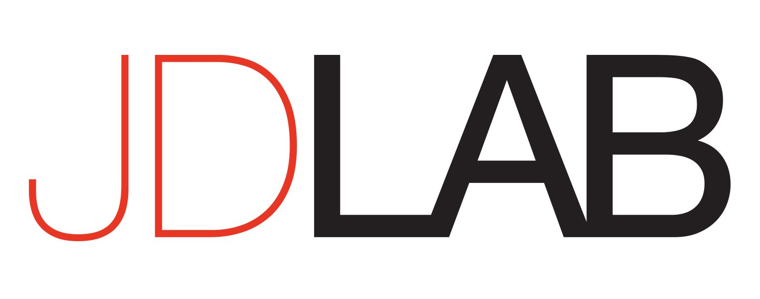 The jdlab logo is black and red on a white background.