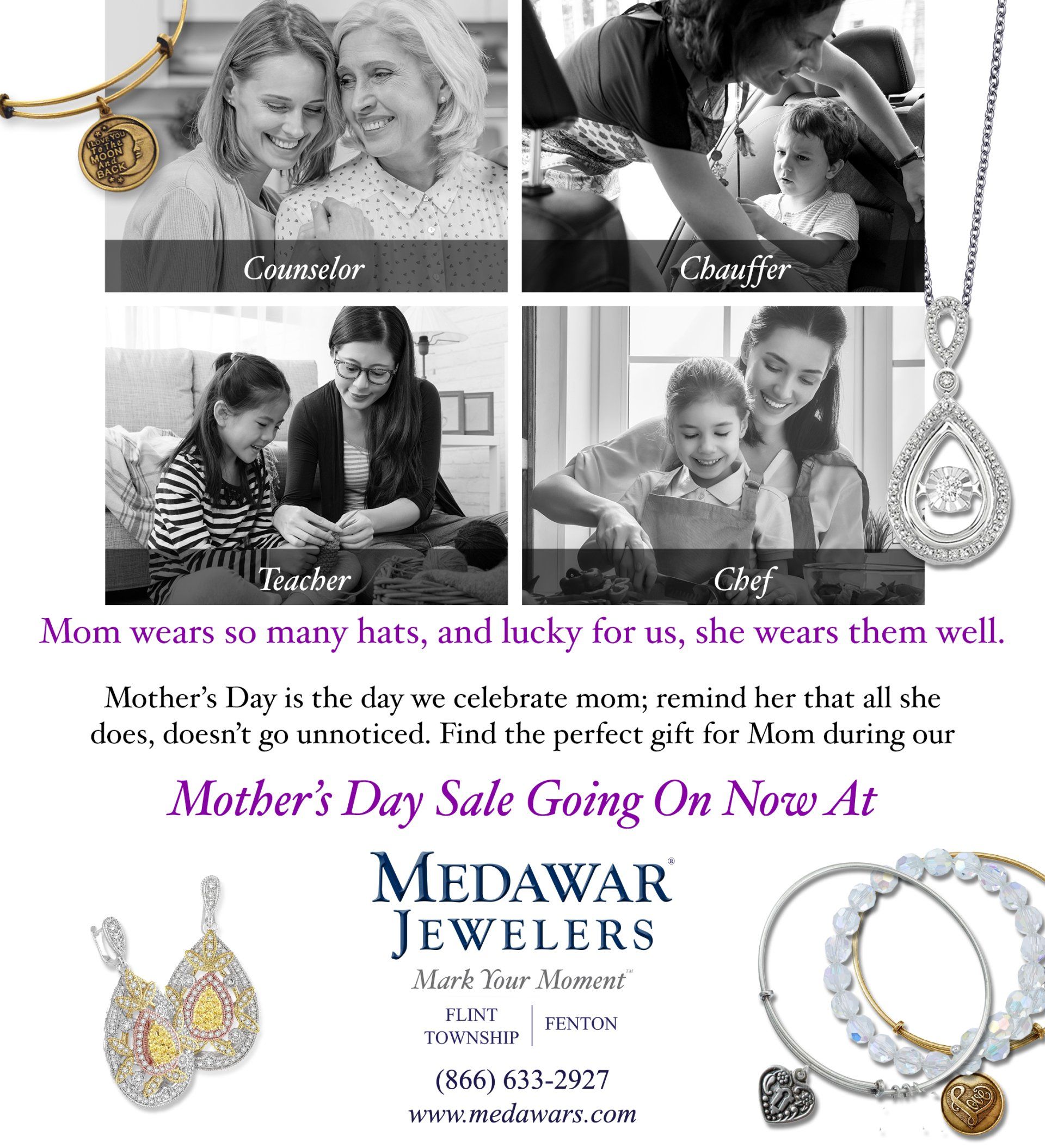 A mother 's day sale is going on now at medawar jewelers