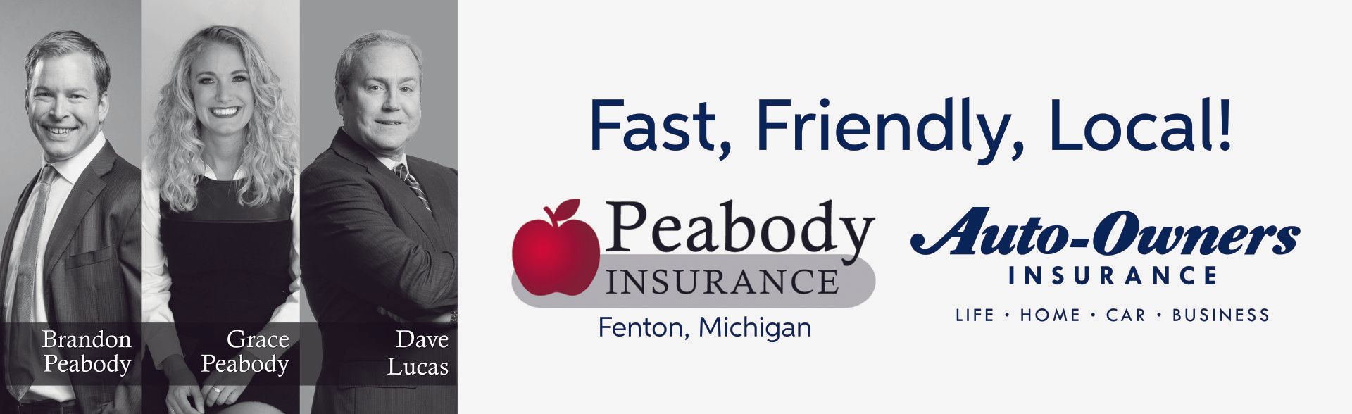 Peabody auto owners insurance is fast friendly and local