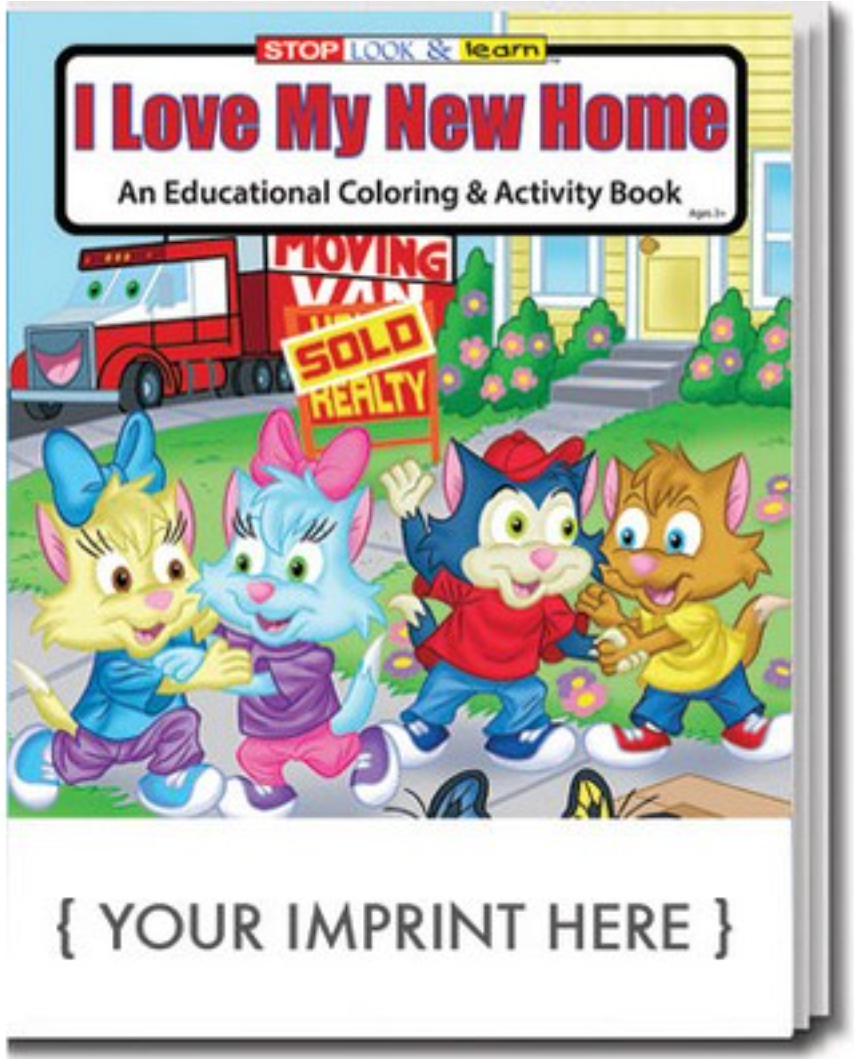 A coloring book titled