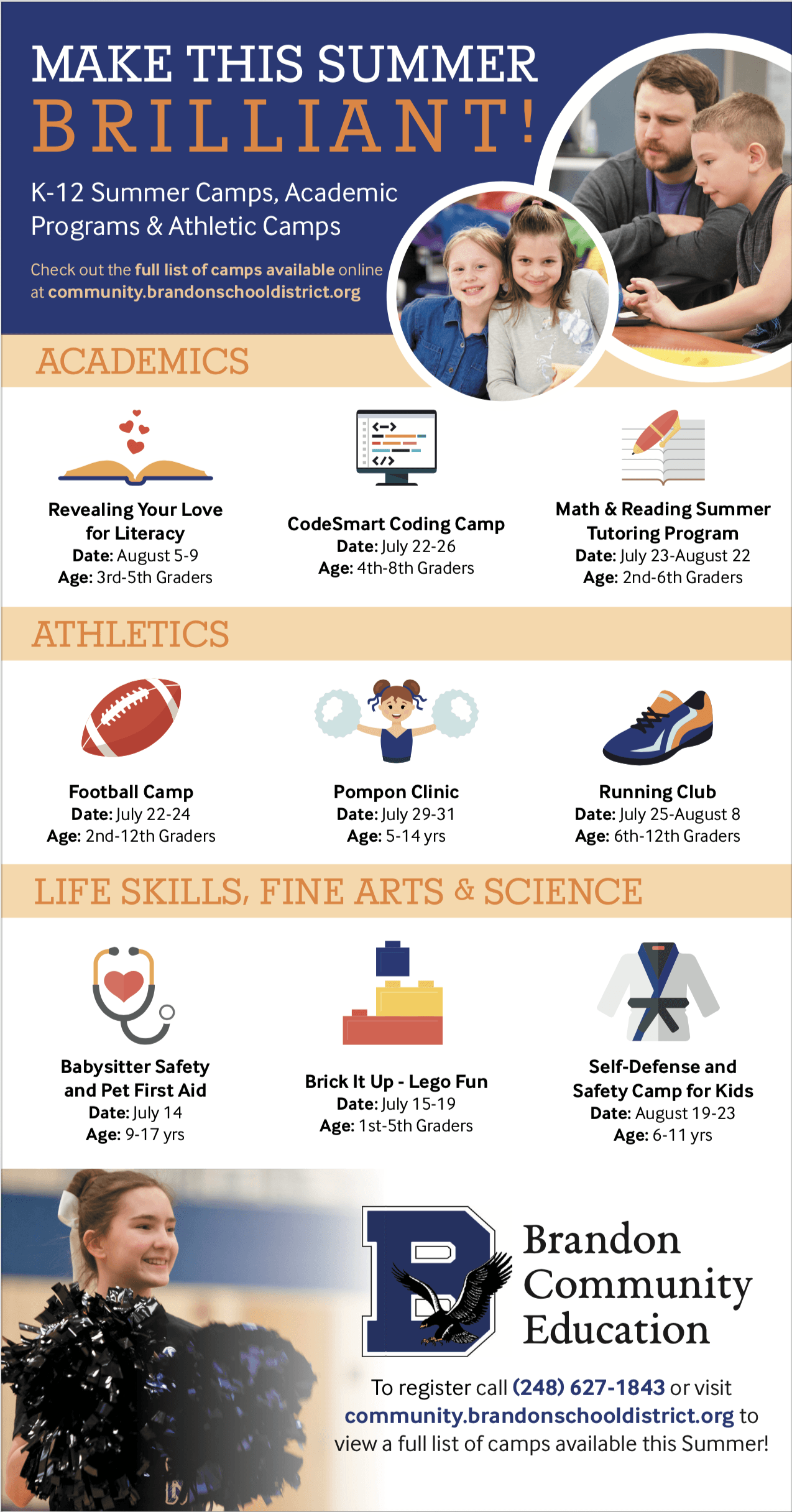 A poster that says `` make this summer brilliant ''