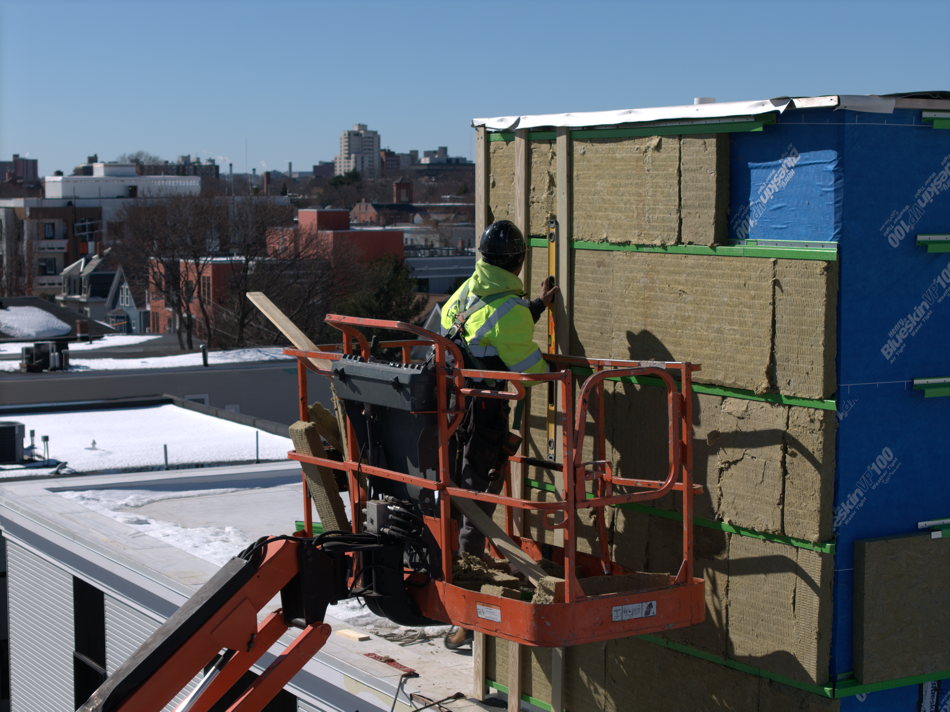wood framing and insulation