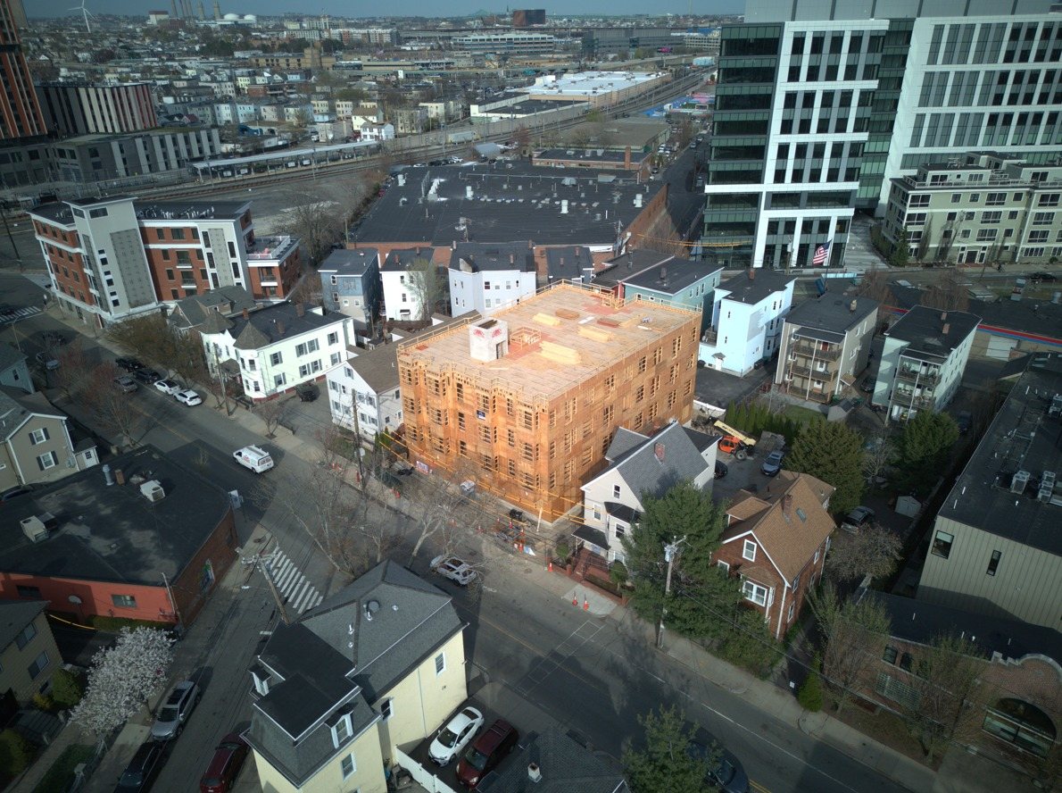 Structural framing completed in 12 weeks