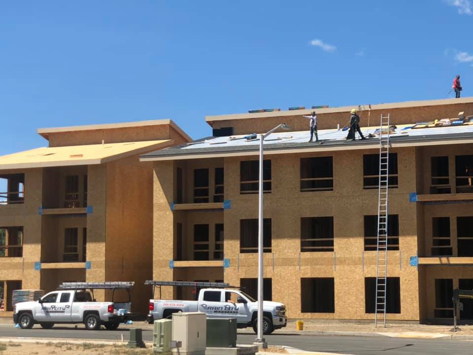 commercial roof installation