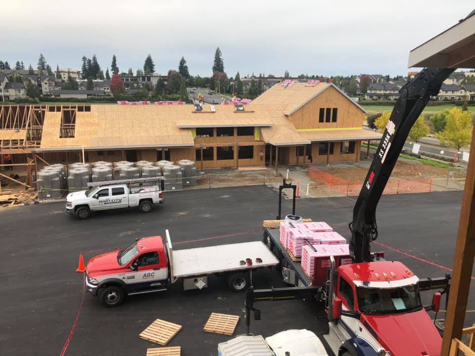 commercial roof installation