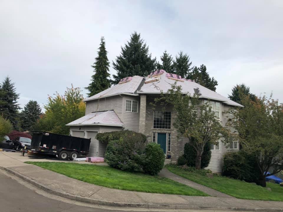 residential roof installation