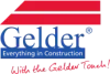 Gelder logo: blue text 